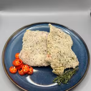Chicken Mediterranean Thigh Schnitzel Gluten & Preservative Free