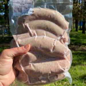 Pork, nitrate free bacon & honey sausages - GF & PF